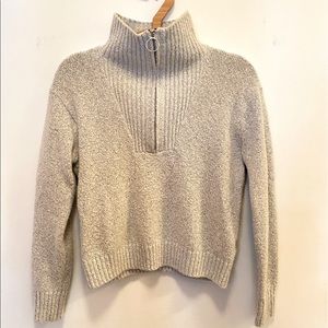 Old Navy Grey Anorak Sweater